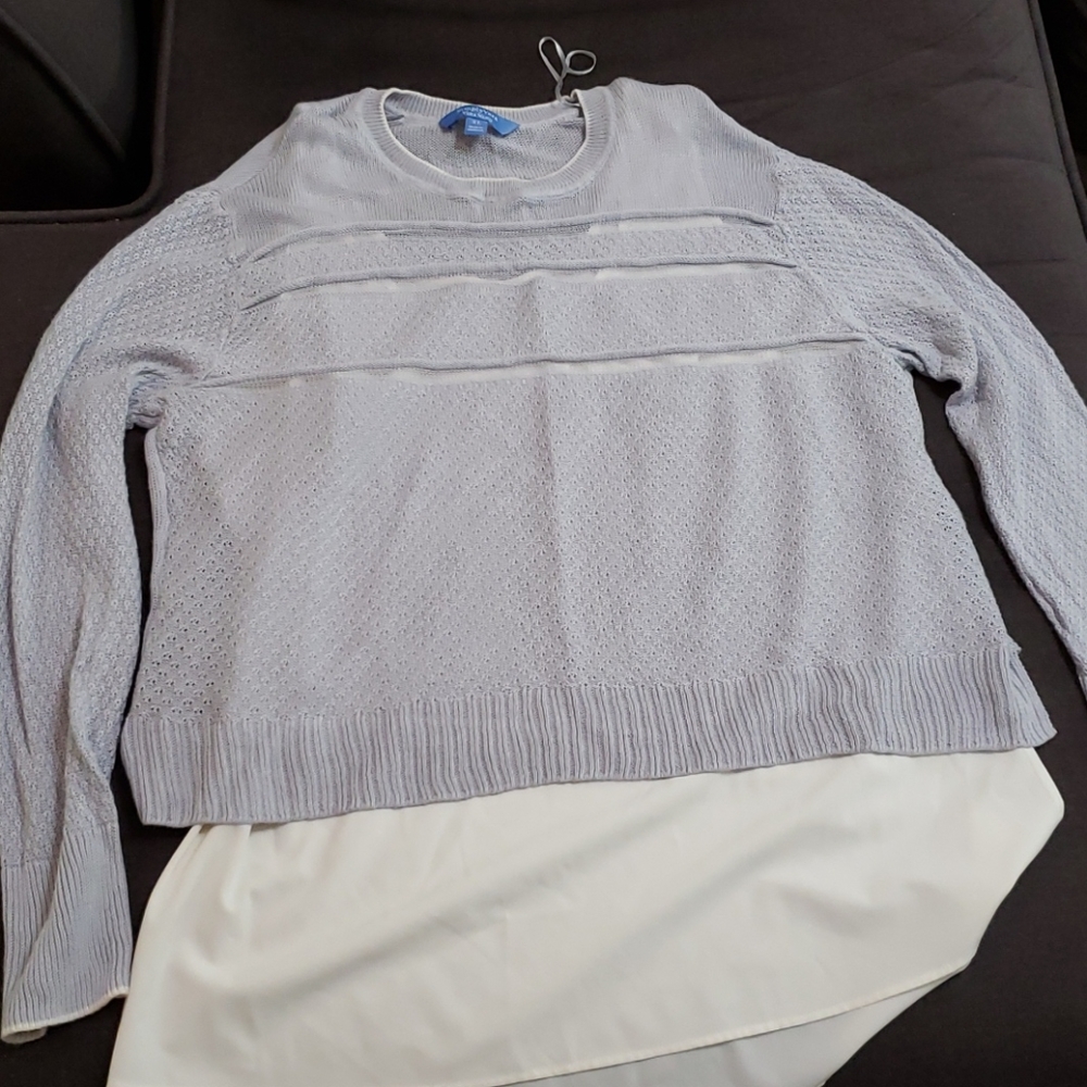 Layered lightweight sweater